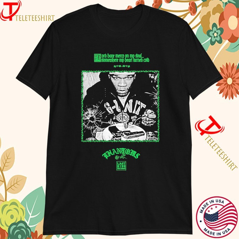 50 Cent Phantoms Orb Have Mercy On My Soul Somewhere My Heart Turned Cold Bullet T-shirts