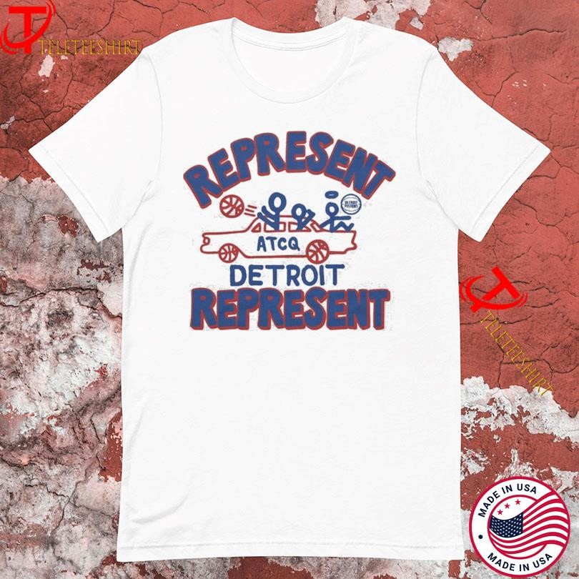 A Tribe Called Quest x Detroit Pistons Represent T-shirts