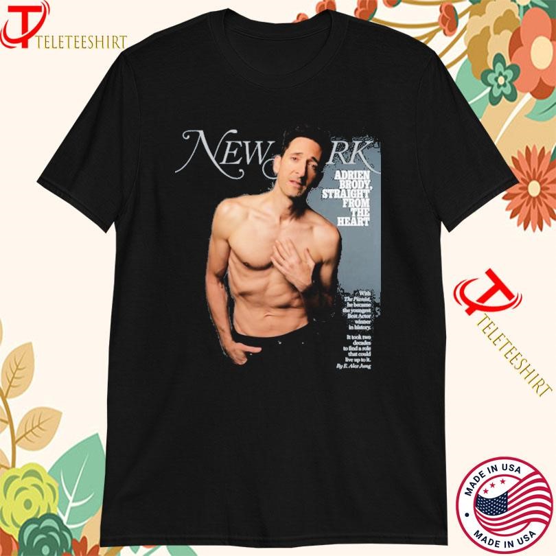 Adrien Brody Covers The Latest Issue Of New York Magazine T-shirts