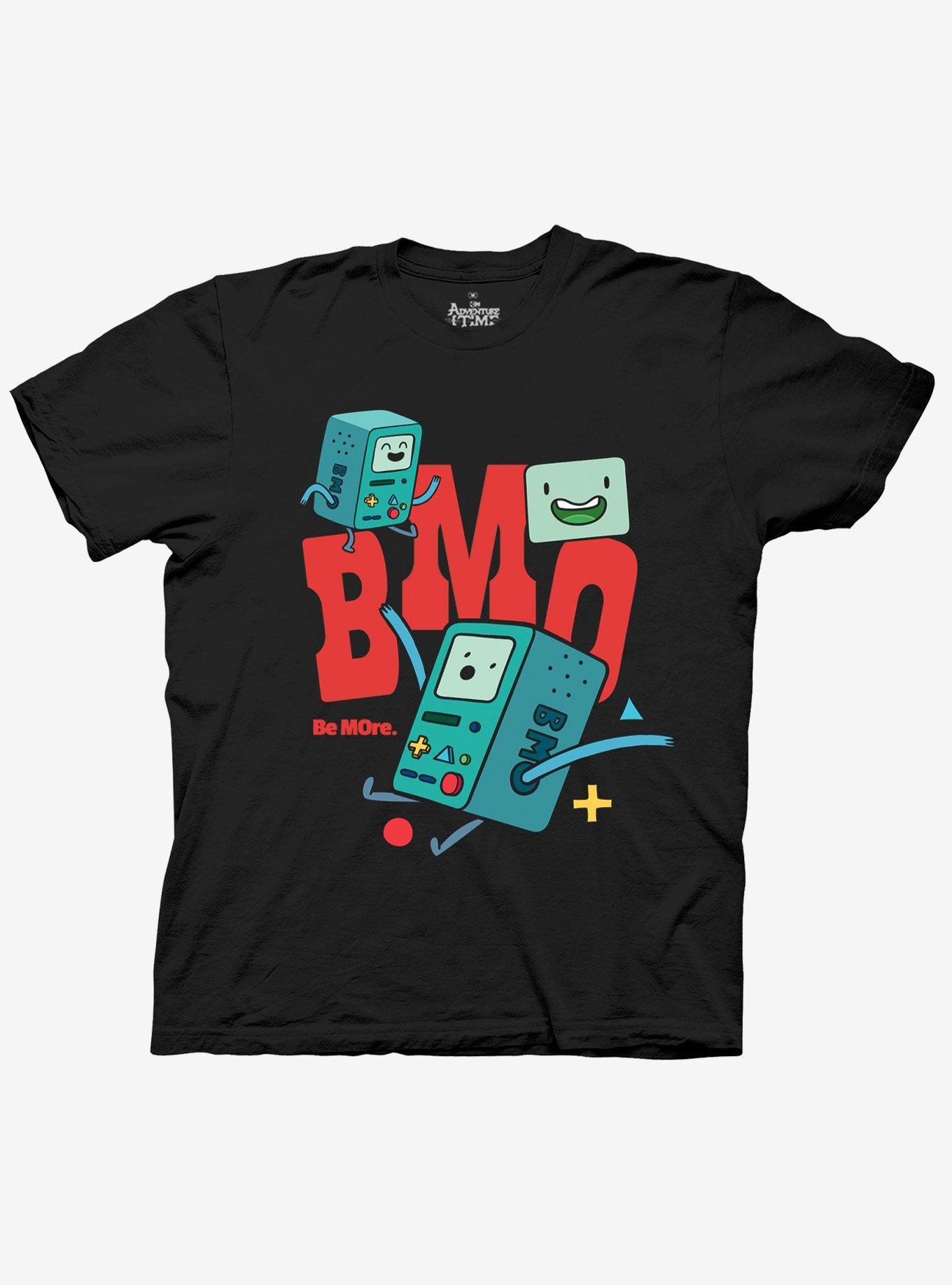 Adventure Time BMO Jumping Relaxed Fit Girls T-Shirt