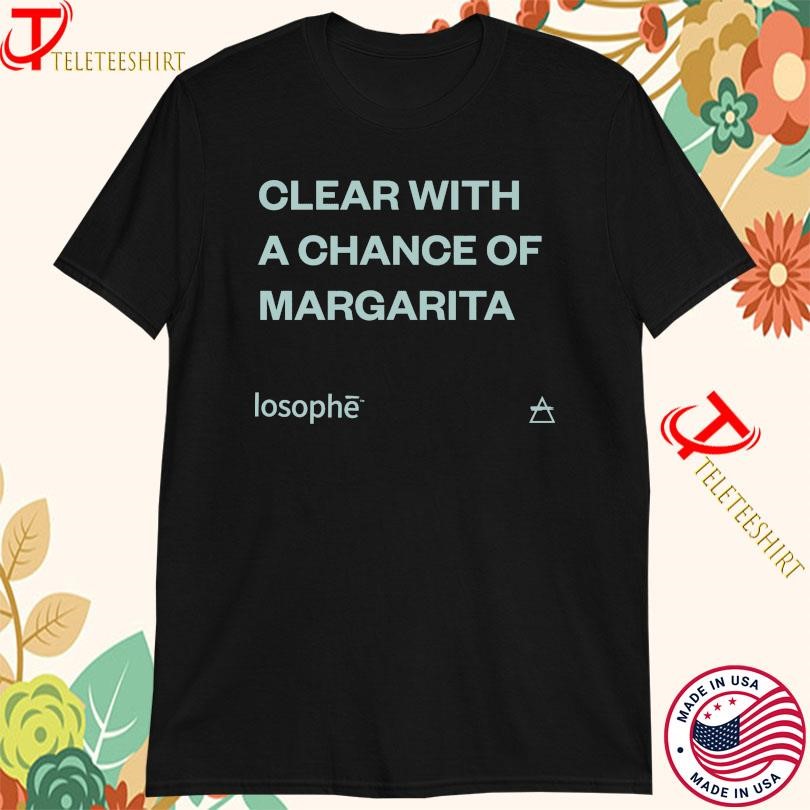 Aisha Tyler Clear With A Chance Of Margarita Forecast T-shirts