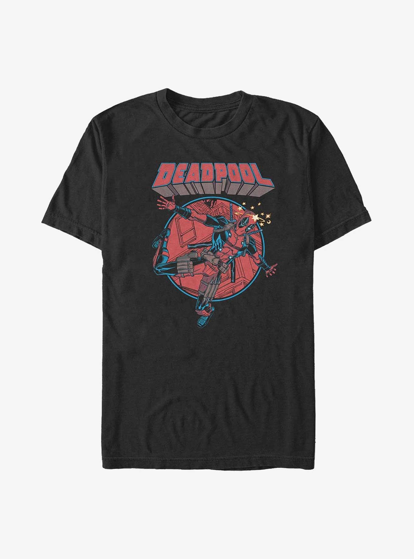 Marvel Deadpool Falling Dummy Big And Tall T-Shirt