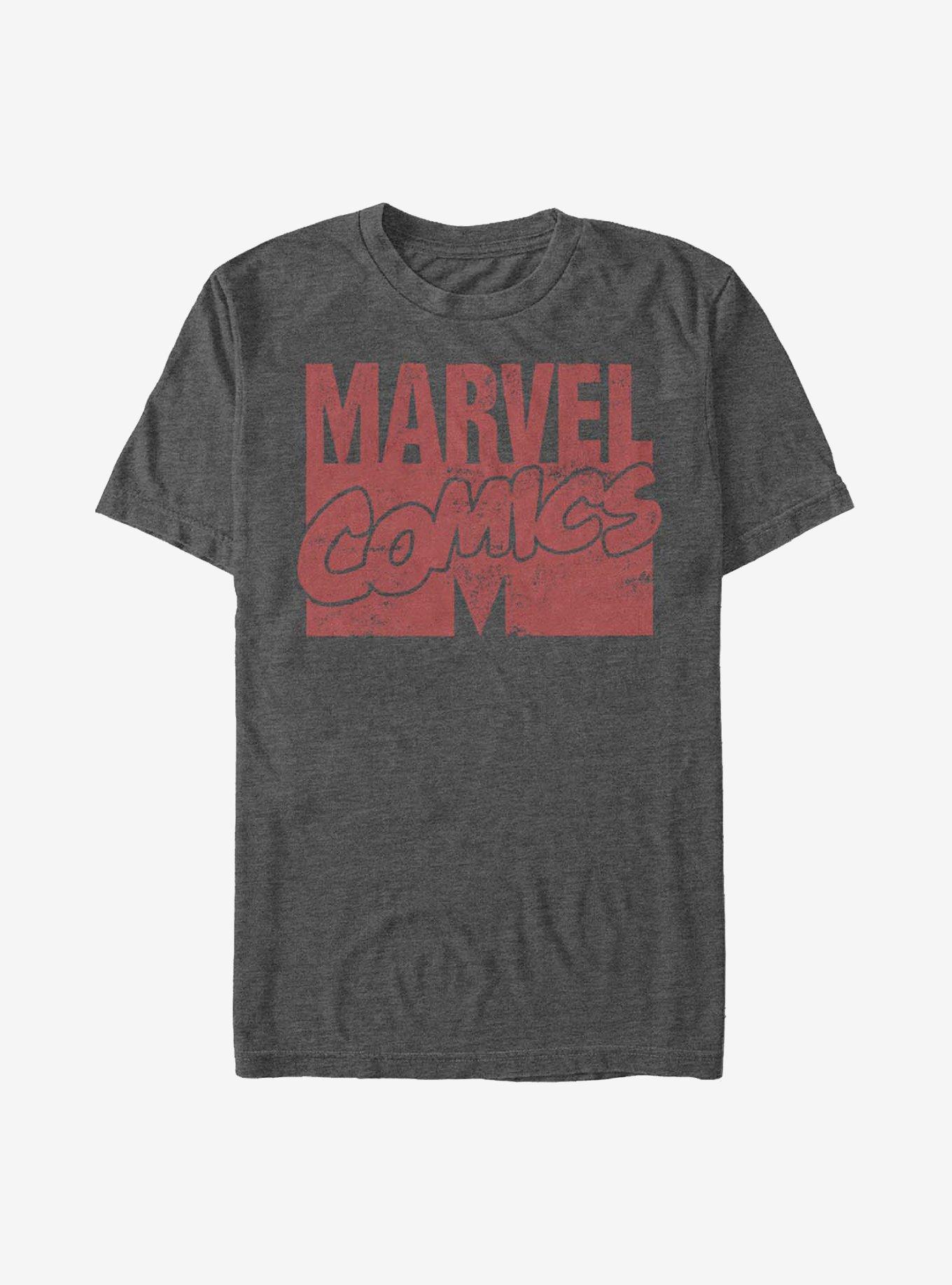 Marvel Logo Distressed T-Shirt