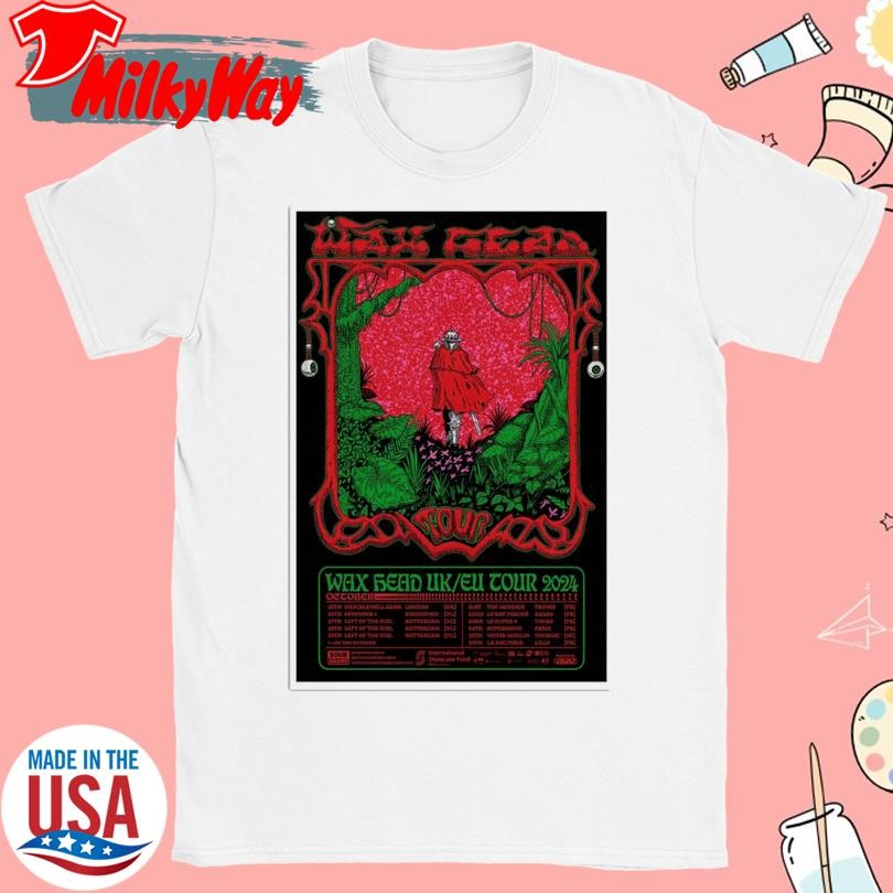 Official Wax Head UK EU Tour 2024 Poster shirt