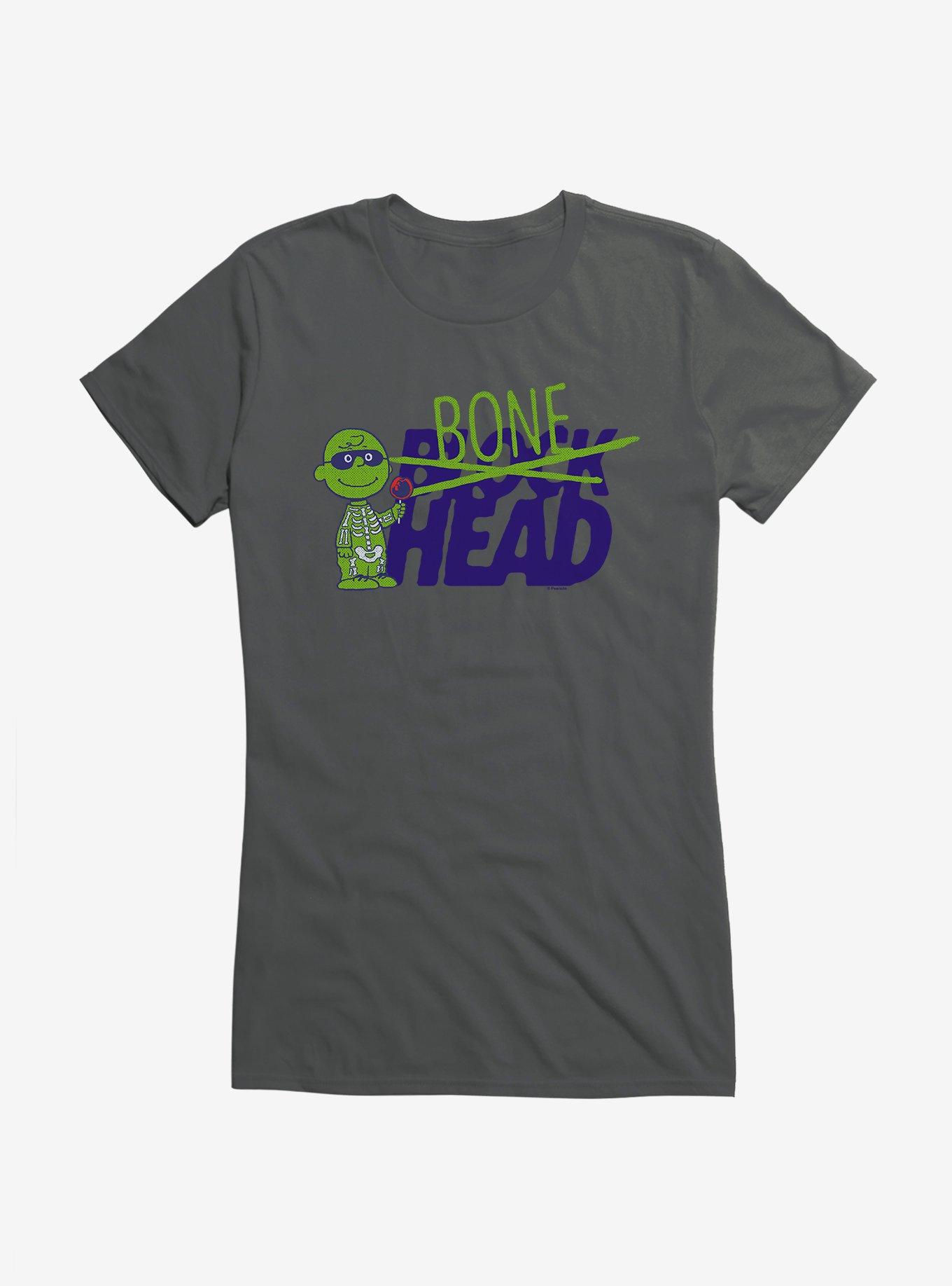 Peanuts Charlie Brown Bone Head Girls T-Shirt