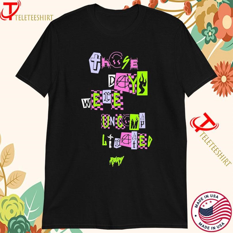 Røry Those Days Were Uncomplicated Smiley T-shirts
