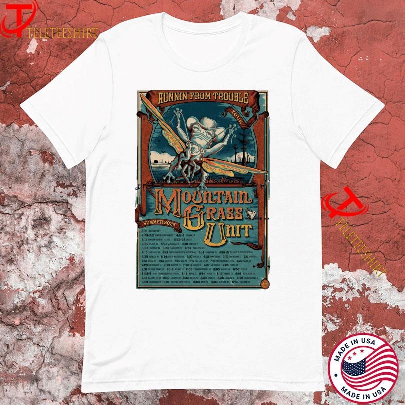 Runnin’ From Trouble Mountain Grass Unit Event Summer Tour 2025 T-shirts