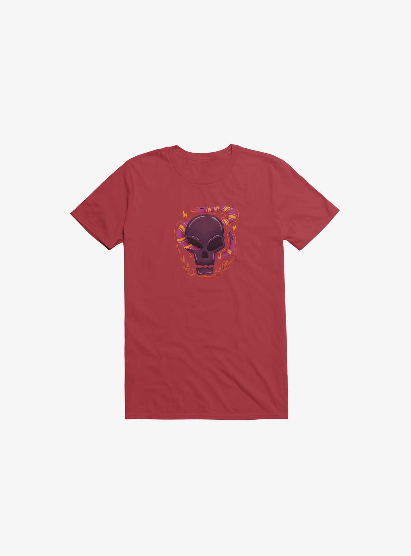 Skull Snake Illustration T-Shirt
