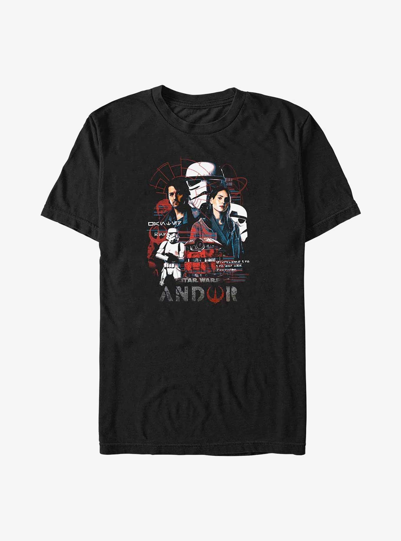 Star Wars Andor and Bix Caleen Big And Tall T-Shirt