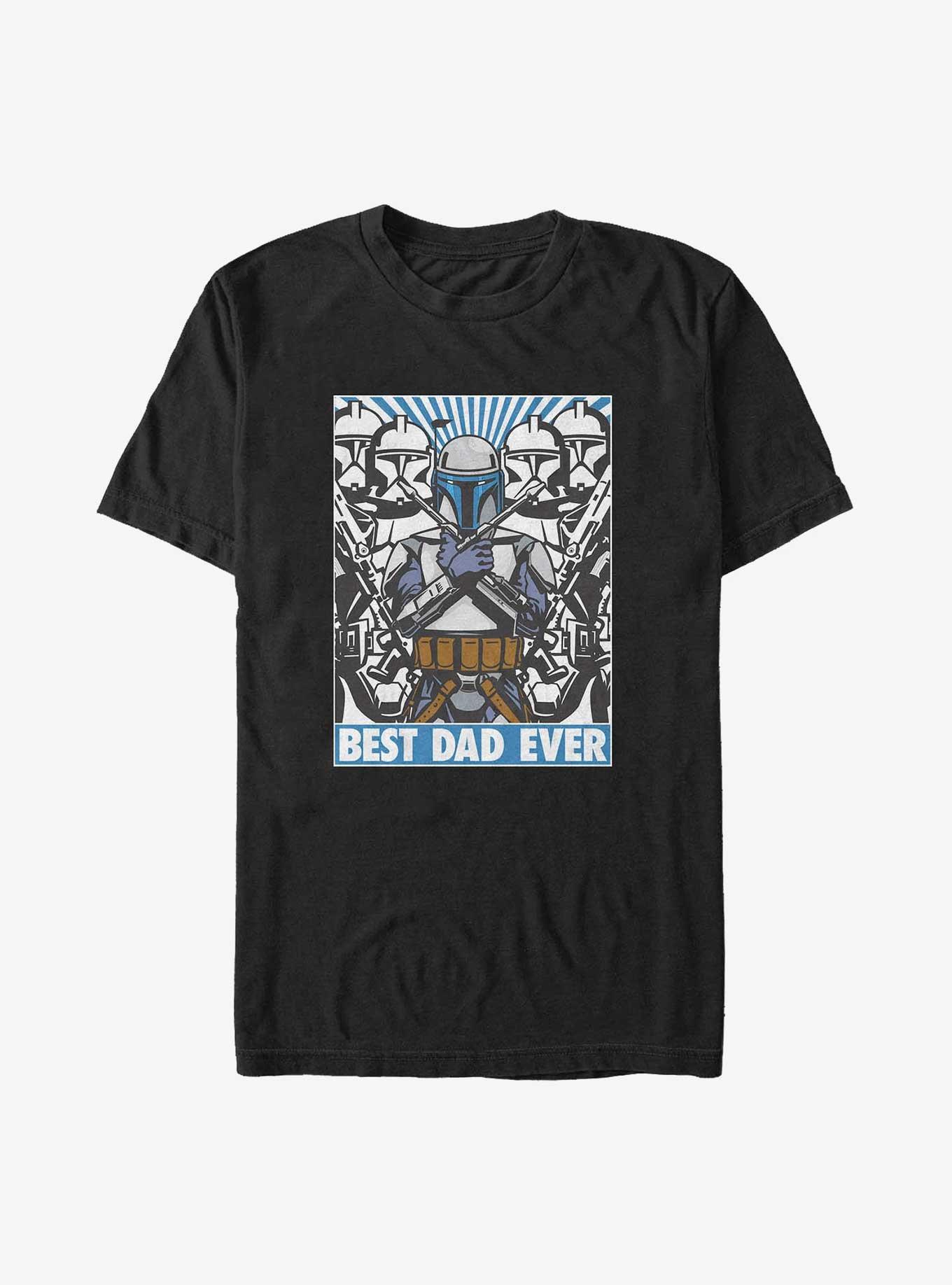 Star Wars Jango Best Dad Ever Big And Tall T-Shirt