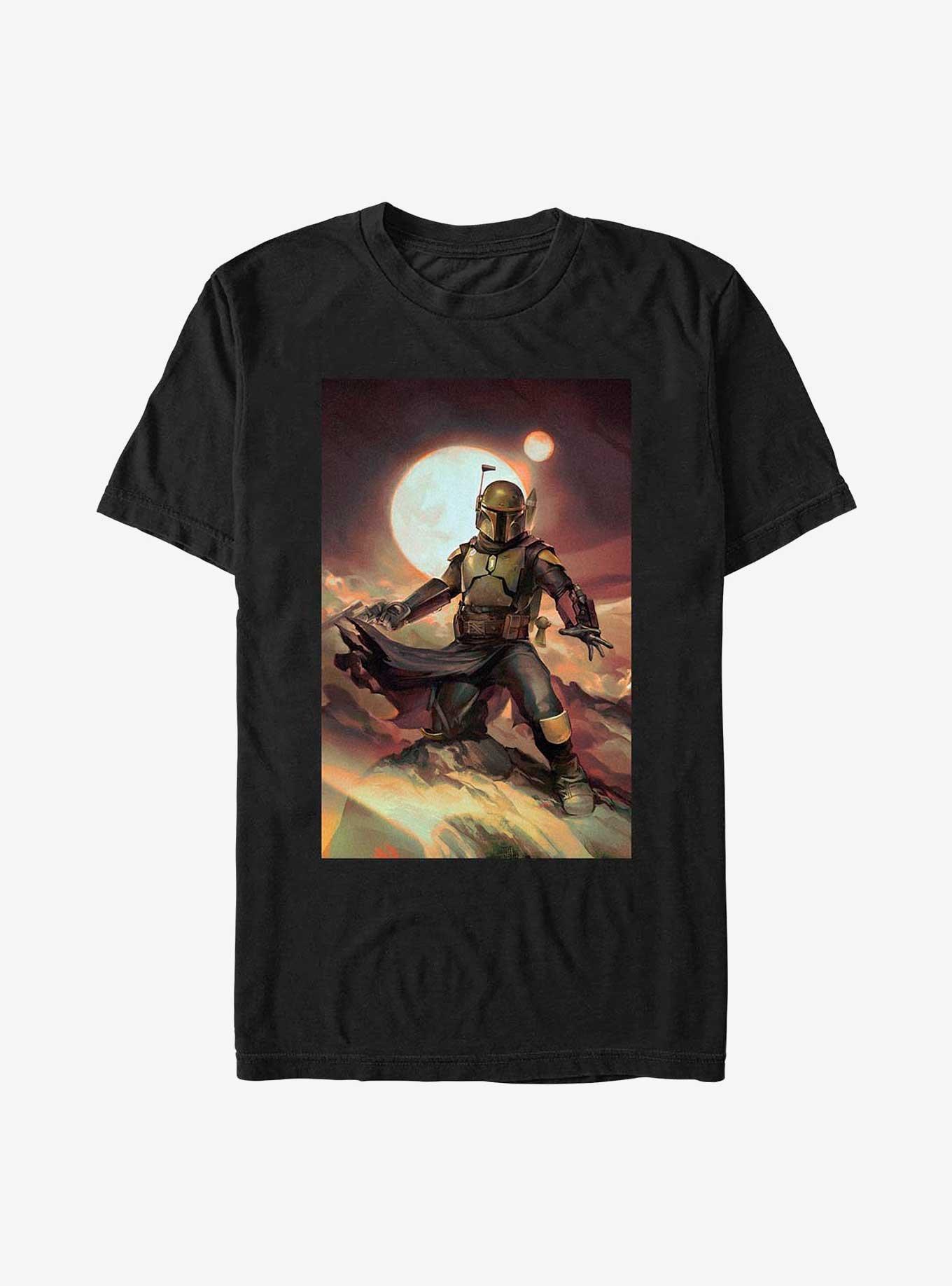 Star Wars The Book Of Boba Fett Boba Painting T-Shirt