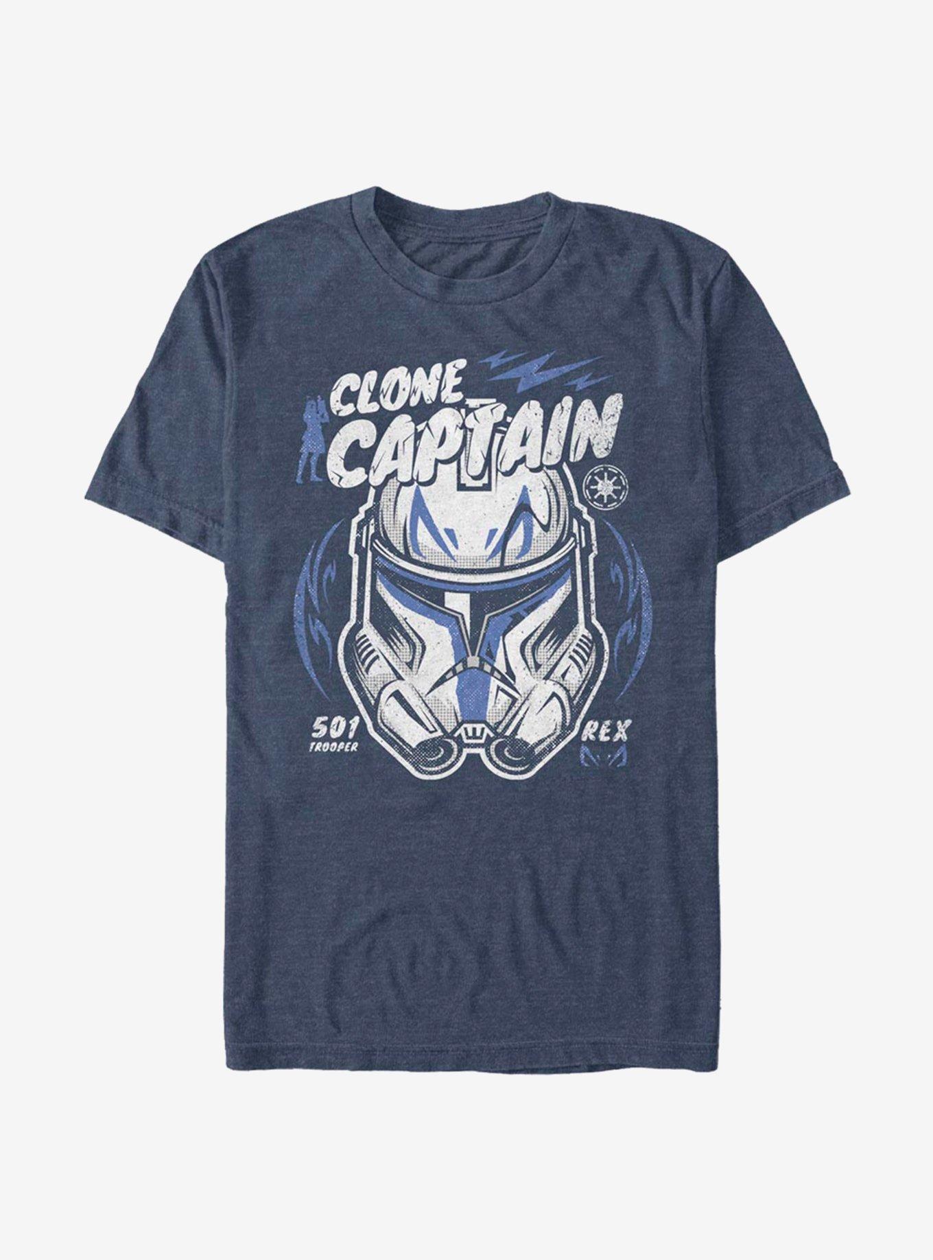 Star Wars The Clone Wars Clone Captain T-Shirt