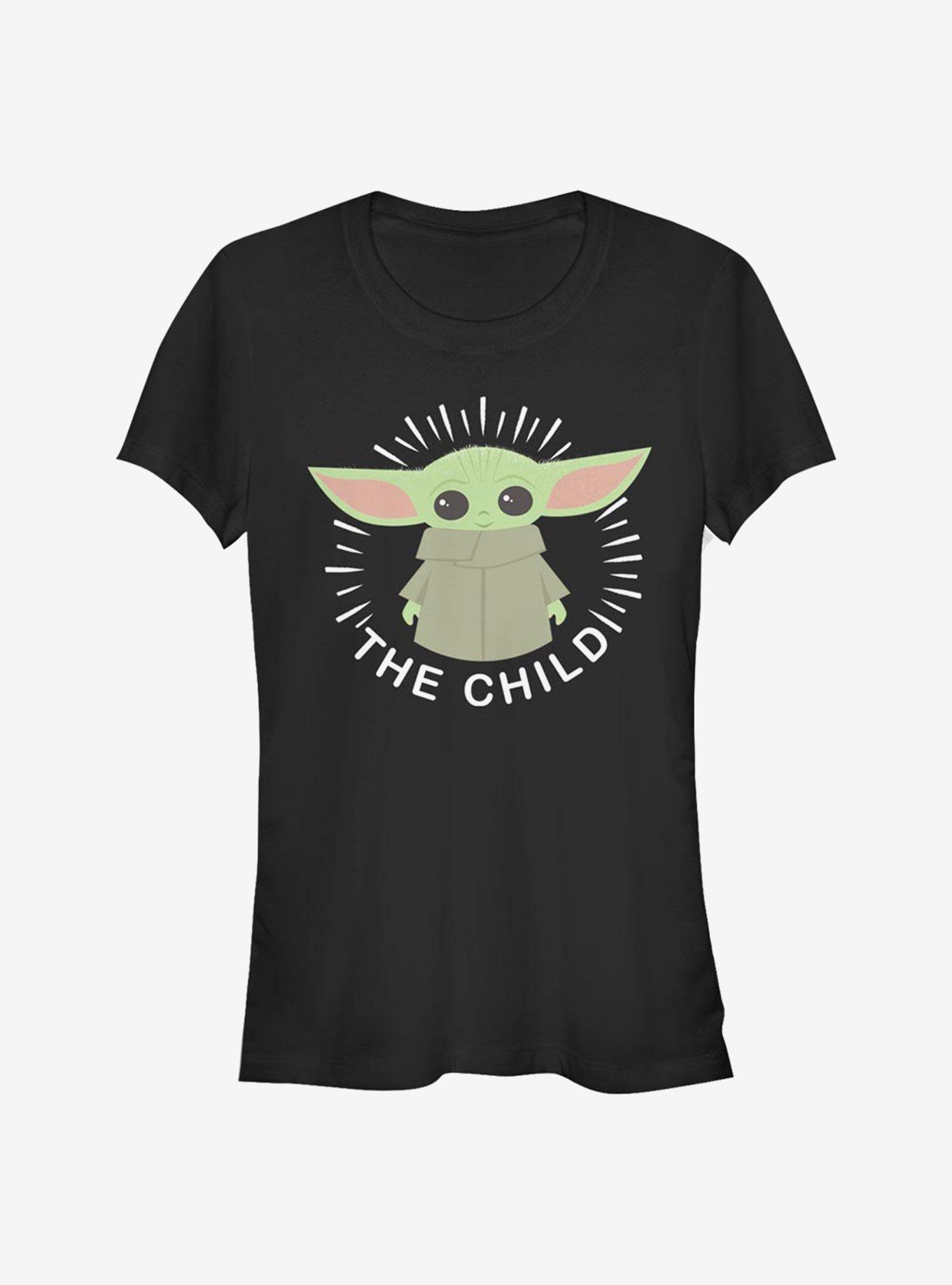 Star Wars The Mandalorian The Child Cartoon Badge Girls T-Shirt