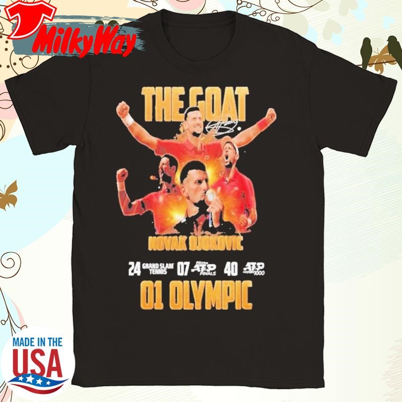 The Goat Novak Djokovic 01 Olympic 2024 T-Shirt