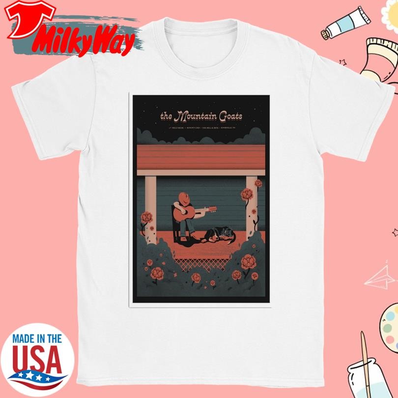 The Mountain Goats August 9 2024 Knoxville, TN Event Poster T-Shirt