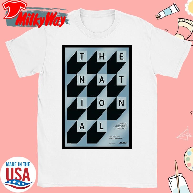 The National July 3, 2024 Cardiff Castle, Cardiff, Wales Poster shirt