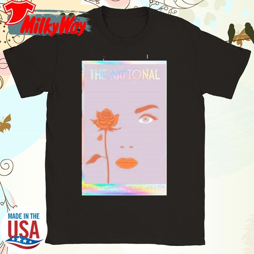 The National July 4 2024 Castlefield Bowl Manchester Uk Poster Shirt