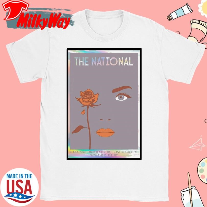 The National July 4 2024 Manchester, UK Castlefield Bowl Poster Shirt