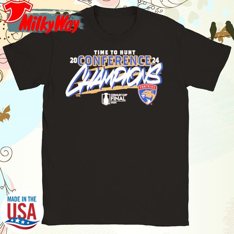 Time To Hunt 2024 Conference Champions Panthers T-Shirt