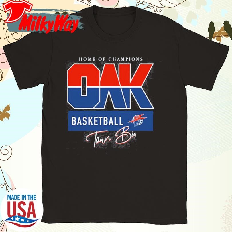 Warriorstalk Home Of Champions Oak Basketball T-Shirt