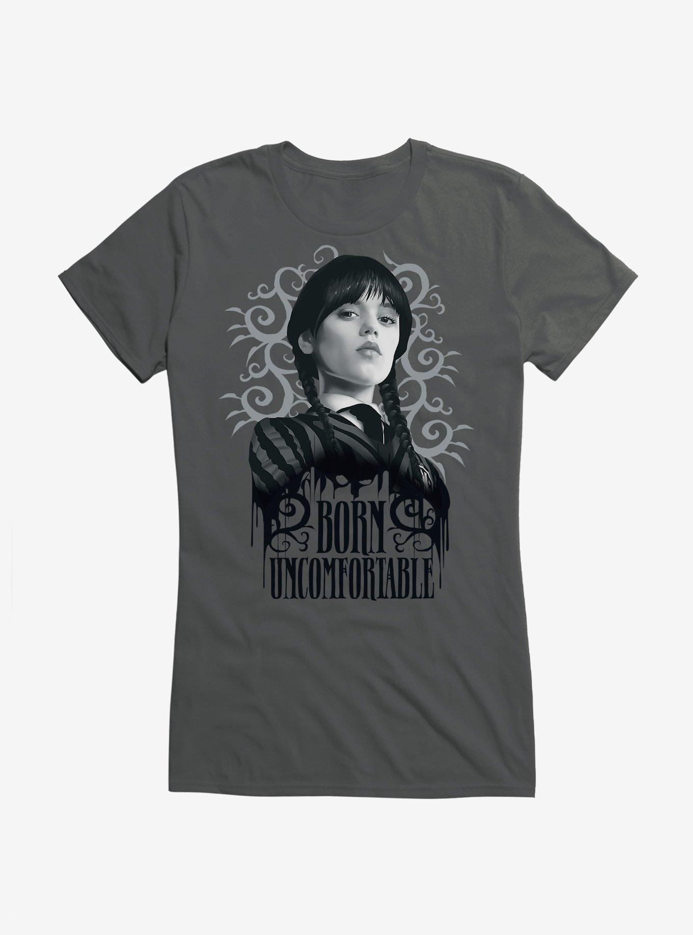 Wednesday Born Uncomfortable Girls T-Shirt
