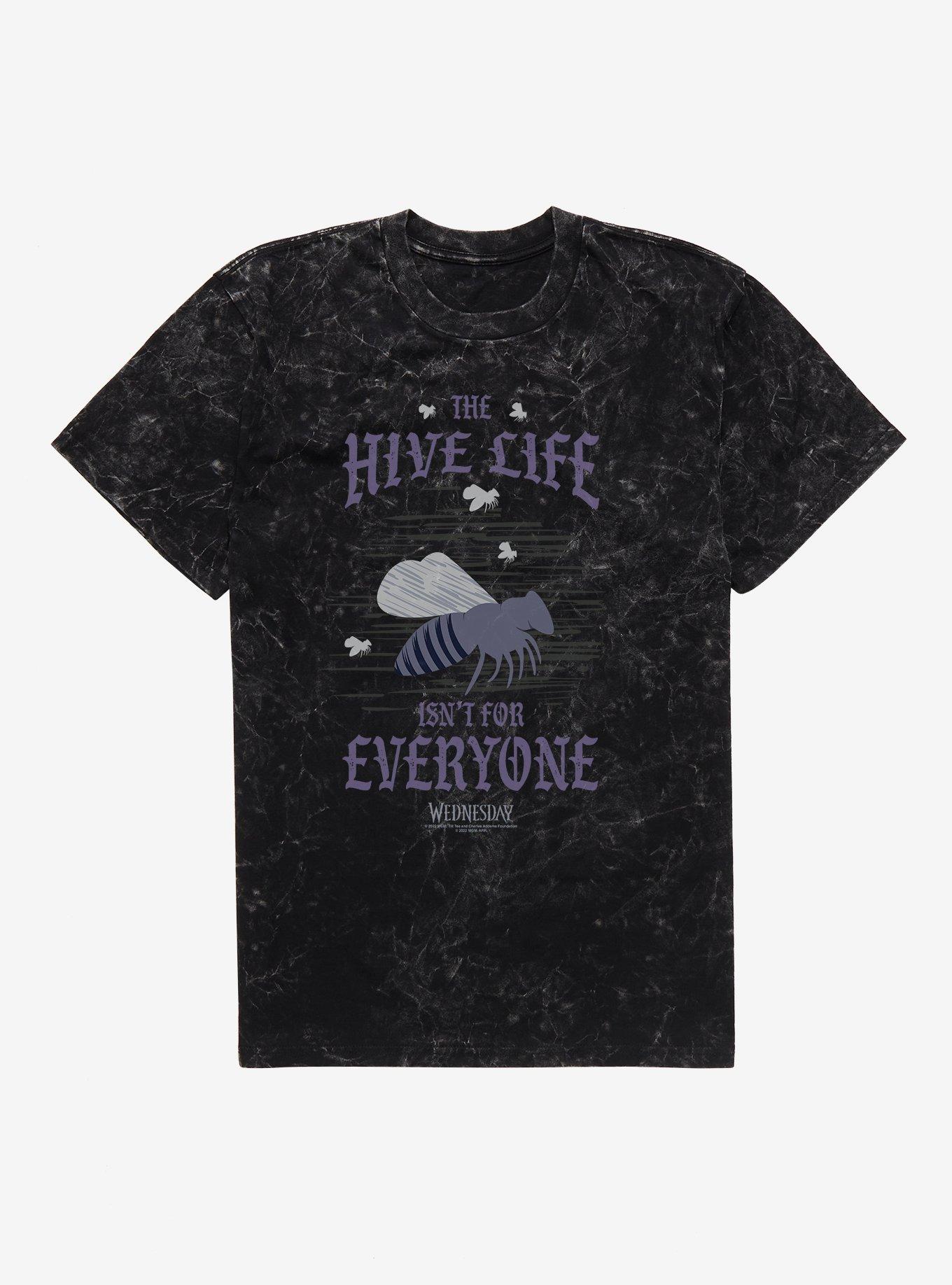 Wednesday The Hive Life Isn’t For Everyone Mineral Wash T-Shirt