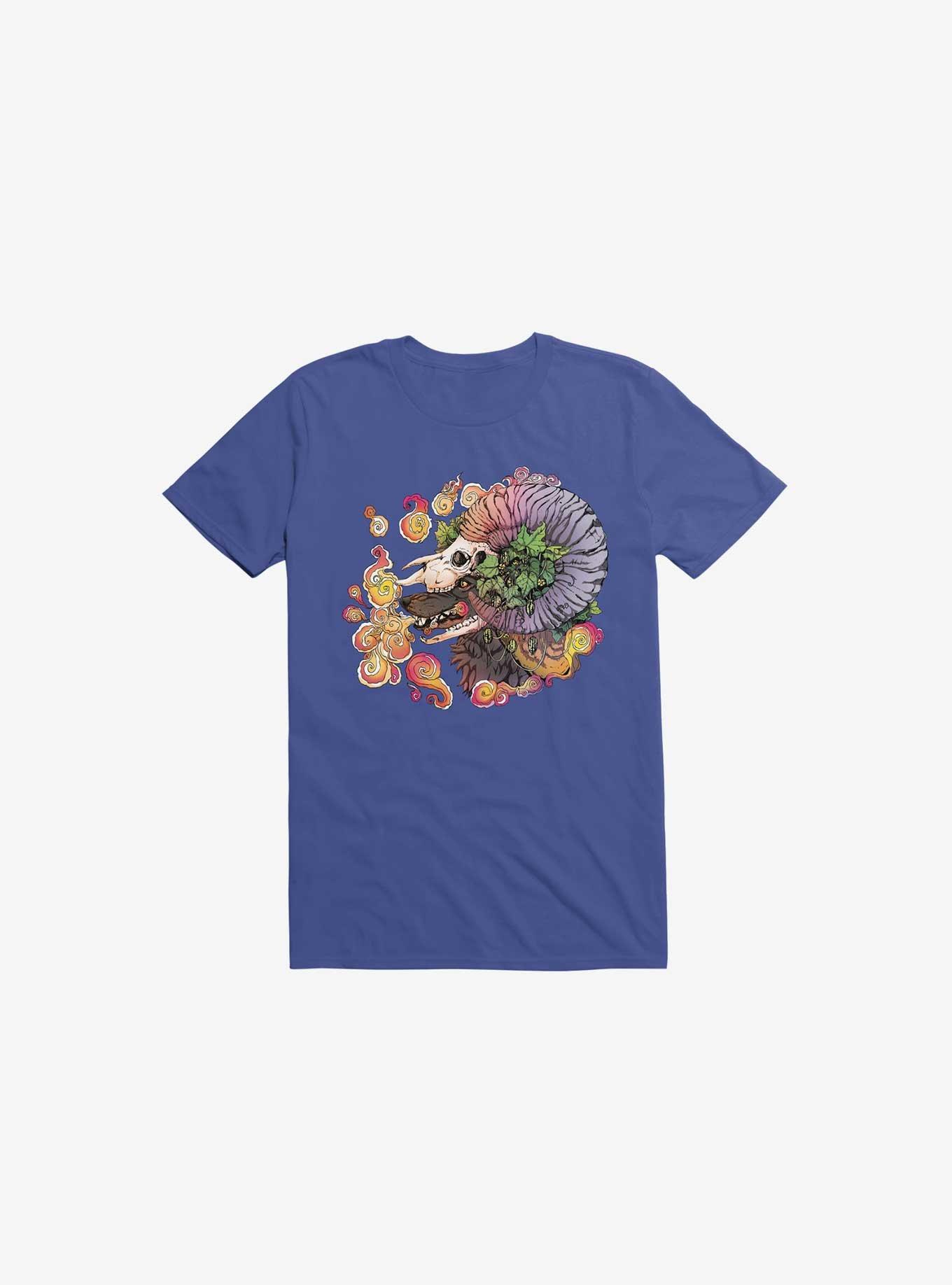 What Doesn’t Kill You Becomes Your Armor Wolf And Sheep Royal Blue T-Shirt