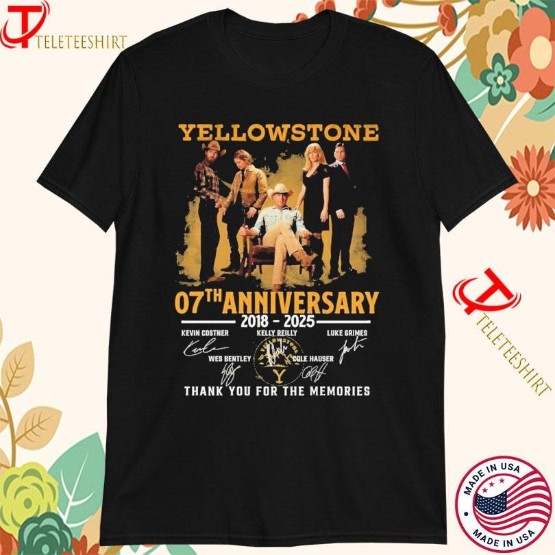 Yellowstone 07th Anniversary 2018-2025 Signature Thank You For The Memories