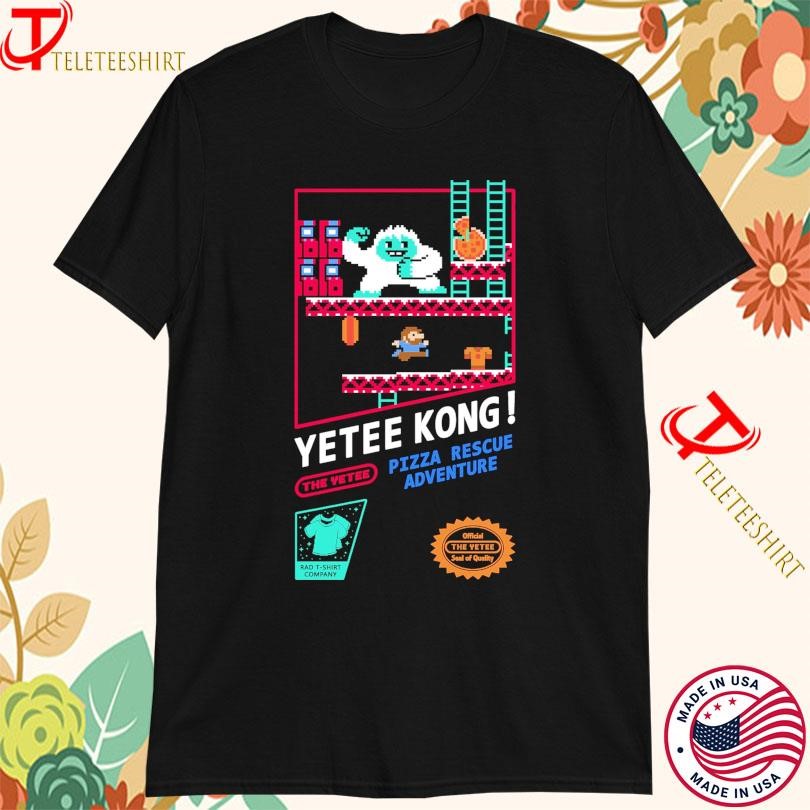 Yetee Kong The Yetee Pizza Rescue Adventure T-shirts