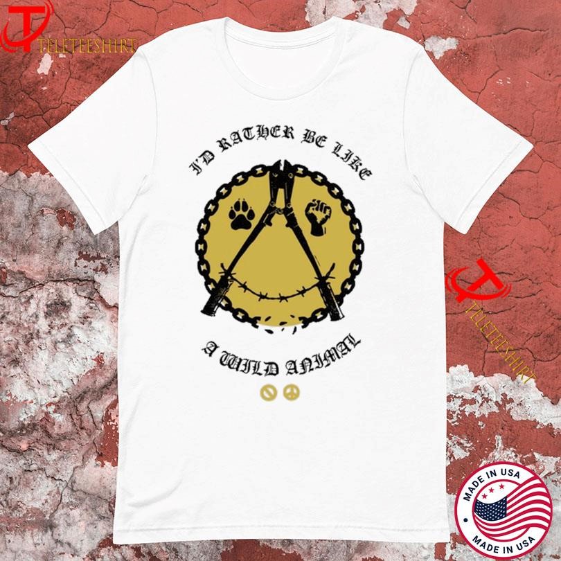 Zeta I’d Rather Be Like A Child Animal Smiley Peace The Wild Hot T-shirts